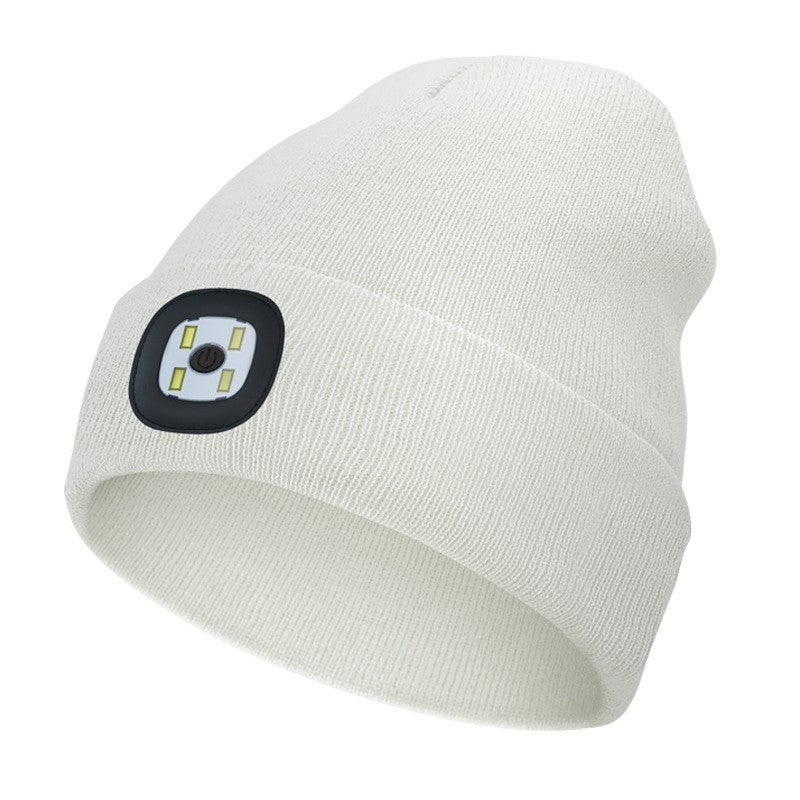 LED Light Beanie Hat for Outdoor Sports