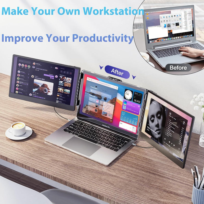 14-Inch FHD Portable Laptop Screen Extender