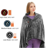 USB Electric Heating Shawl Blanket – Instant Warmth Anywhere!