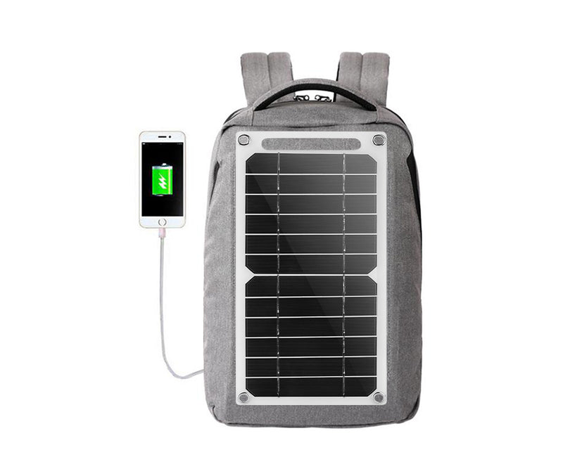 Solar-Powered Backpack Charger