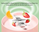 Electric USB Bottle Juicer 6-Leaf Cutter Household Cup