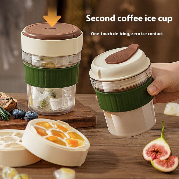 500ML Iced Coffee Bottle with Ice Cube Tray