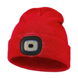 LED Light Beanie Hat for Outdoor Sports