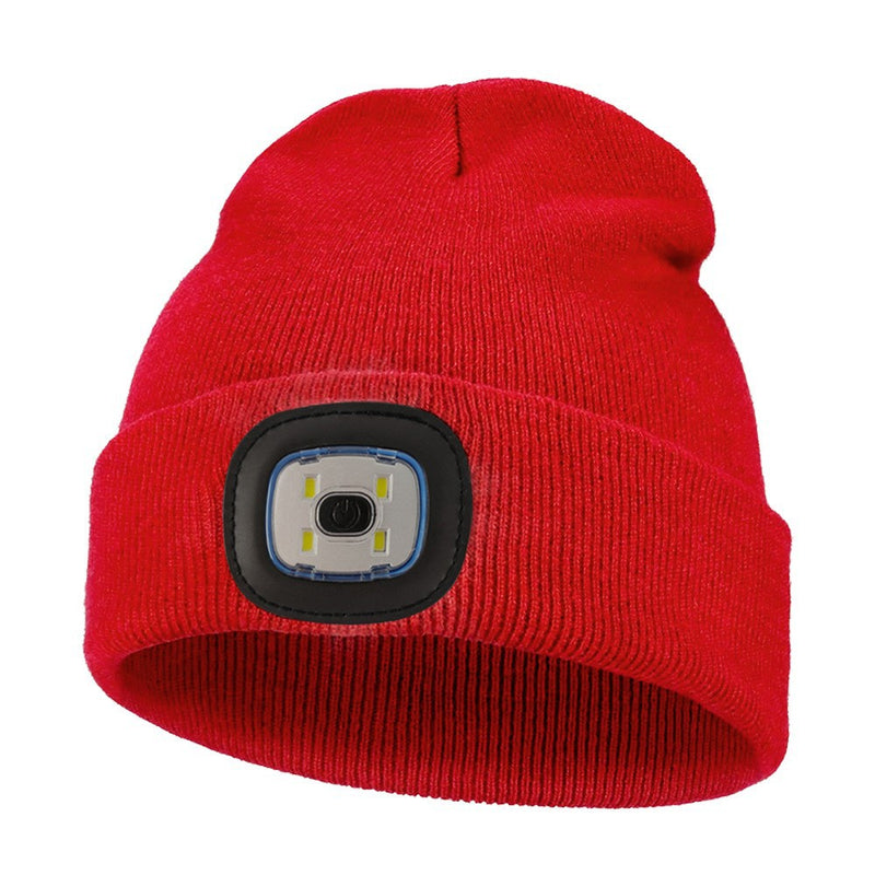 LED Light Beanie Hat for Outdoor Sports
