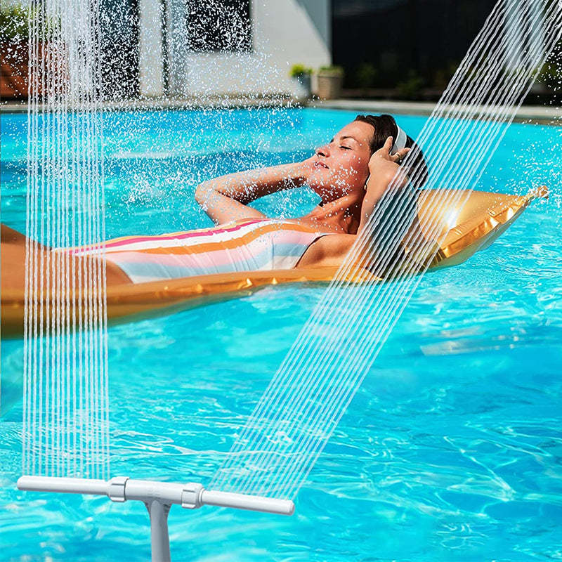 Swimming Pool Fountain Double-headed Fountain Swimming Pool Sprinkler Accessories Bracket Fish Pool Pool Gardening Fountain