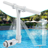 Swimming Pool Fountain Double-headed Fountain Swimming Pool Sprinkler Accessories Bracket Fish Pool Pool Gardening Fountain