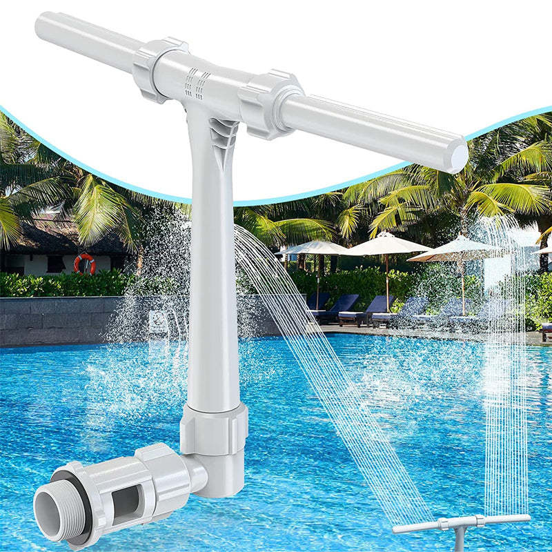 Swimming Pool Fountain Double-headed Fountain Swimming Pool Sprinkler Accessories Bracket Fish Pool Pool Gardening Fountain