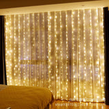Led Curtain Light String 3*3 M Copper Curtain Light Holiday Christmas Decoration Curtain Light USB Remote Control Curtain Light