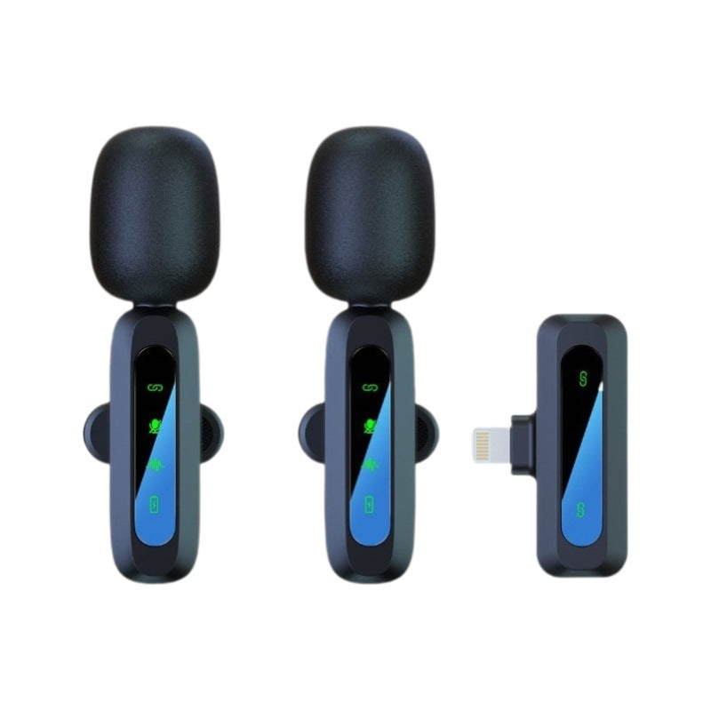 Cross-border Private Model New J3 One-to-two Wireless Collar Clip Microphone Live Radio Noise Reduction Wireless Microphone Microphone