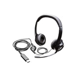 Logitech H390 USB Computer Office Gaming Headset Headset With Microphone