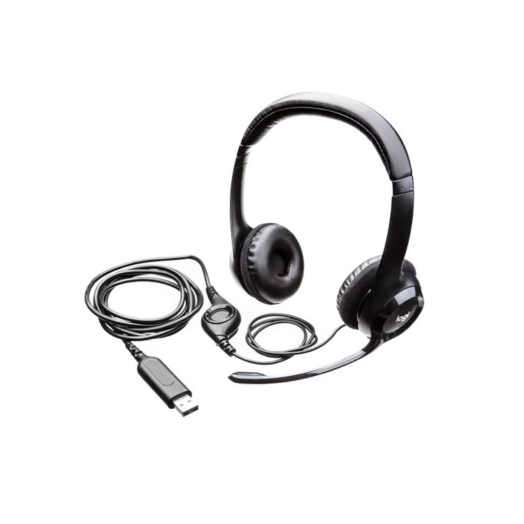 Logitech H390 USB Computer Office Gaming Headset Headset With Microphone