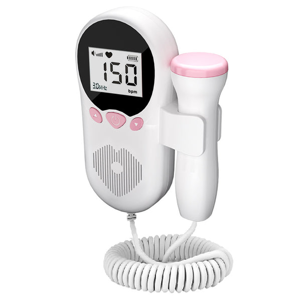 Fetal Heart Meter Fetal Heart Rate Monitor Home Doppler Pregnant Women Listen To Fetal Heart English Neutral Fetal Heart Foreign Trade Cross-border