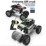 1:28 Four-Way Wireless Electric Remote Control Off-Road Vehicle Climbing Remote Control Vehicle Four-Axis Light Shock Absorber Toy Car Cross-Border