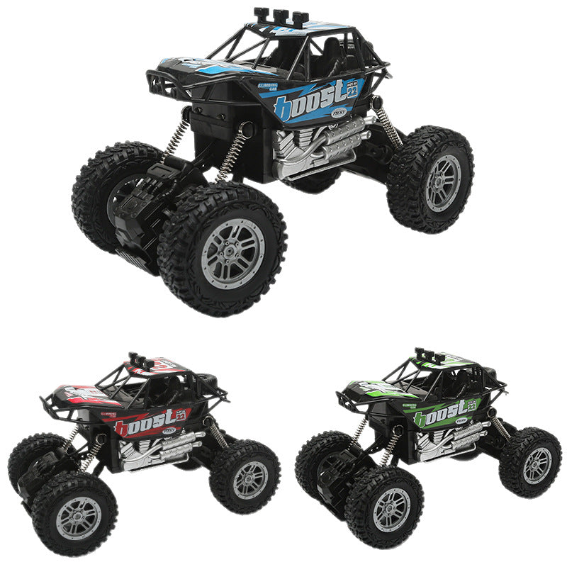 1:28 Four-Way Wireless Electric Remote Control Off-Road Vehicle Climbing Remote Control Vehicle Four-Axis Light Shock Absorber Toy Car Cross-Border