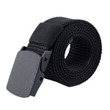 Outdoor Men&#039;s And Women&#039;s Nylon Belt Student Military Training Pants Belt Breathable Plastic Buckle Canvas Belt Female Factory Wholesale