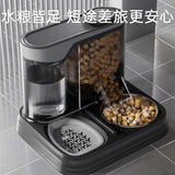 Pets&#039; Bowl Automatic Feeder Water Bowl Integrated Dog Bowl Water Dispenser Pet Supplies Pet Bowl Wholesale Dropshipping