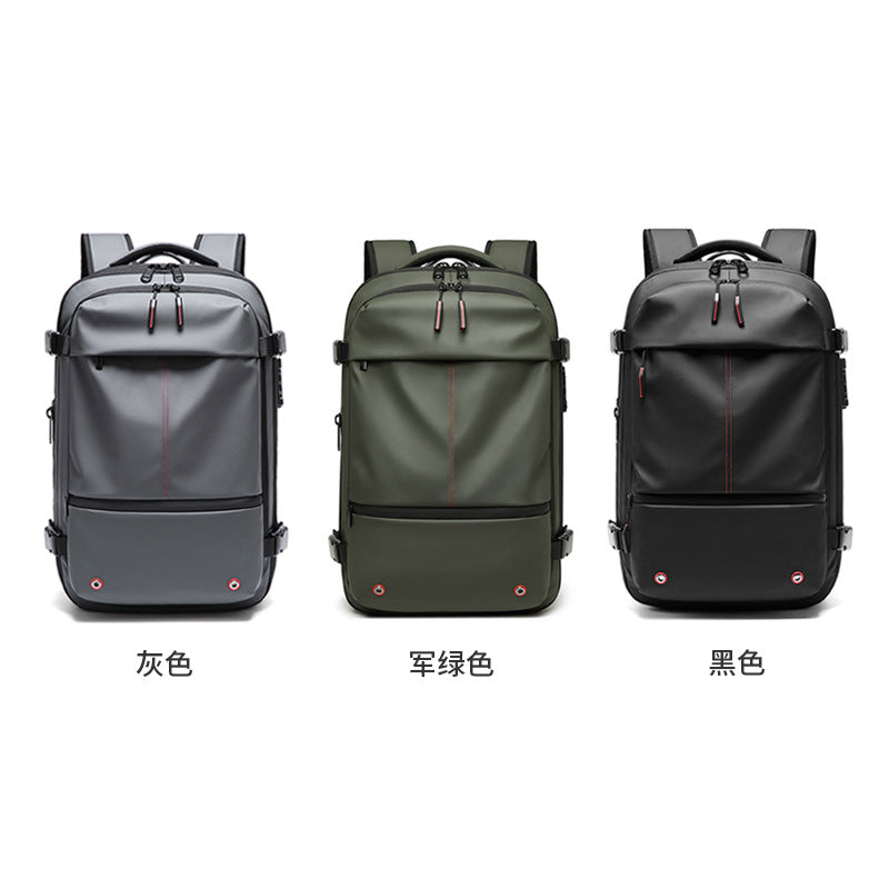 Travel Vacuum Backpack Men&#039;s Business Multifunctional Computer Bag Vacuum Compression Bag Large Capacity Backpack TPU