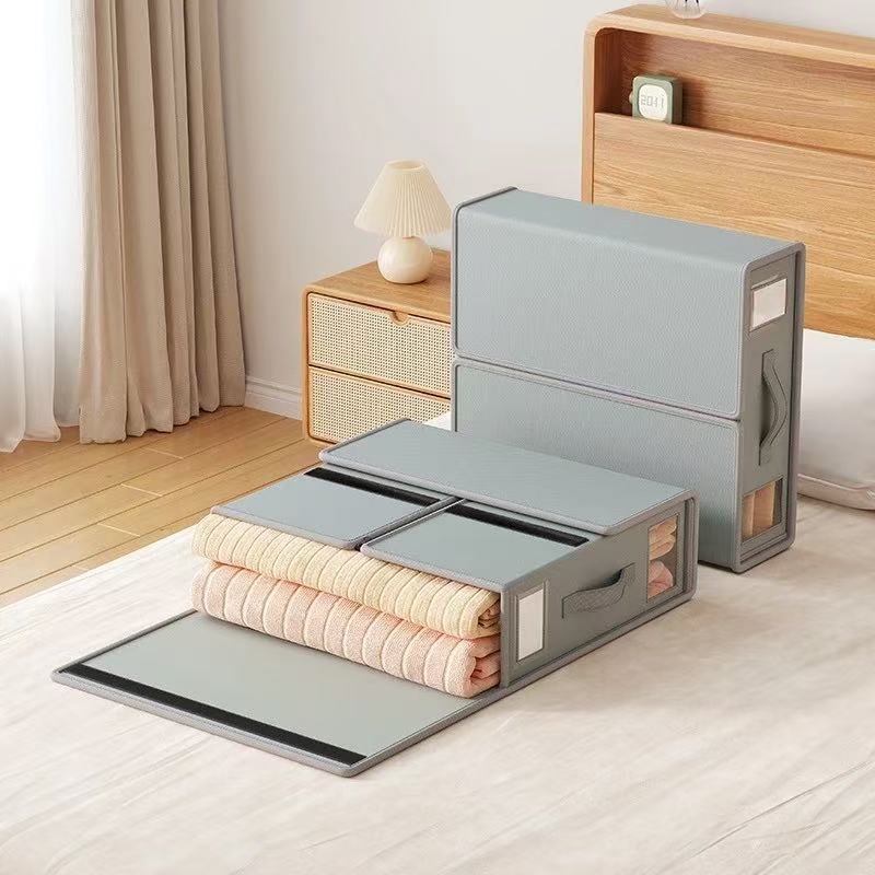 Non-woven Bed Sheet Storage Box Clothes Fabric Bed Sheet Four-piece Set Storage Wardrobe Bedroom Quilt Cover Storage Box