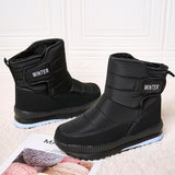 Snow Boots Fleece-lined Warm High-top Cotton-padded Shoes Thickened Casual Men&#039;s And Women&#039;s Boots Cotton-padded Shoes