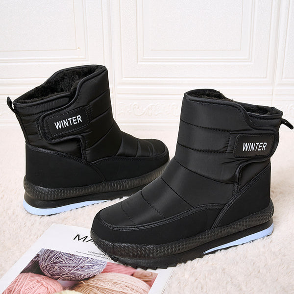 Snow Boots Fleece-lined Warm High-top Cotton-padded Shoes Thickened Casual Men&#039;s And Women&#039;s Boots Cotton-padded Shoes