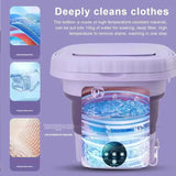 8L Portable Foldable Mini Washing Machine