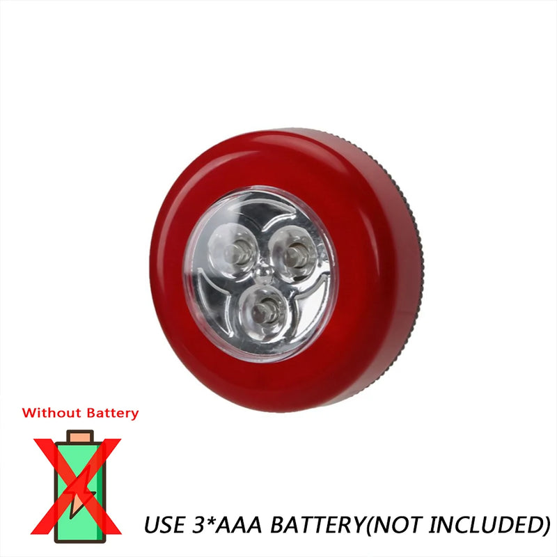 Mini LED Night Light Battery Powered for Bedroom, Stairs & Closet