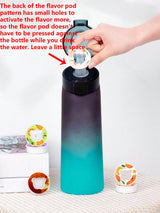 650ml Flavored Air Water Bottle with Pod