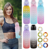 1000ml Air Flavored Sports Water Bottle with 7 Flavor Rods