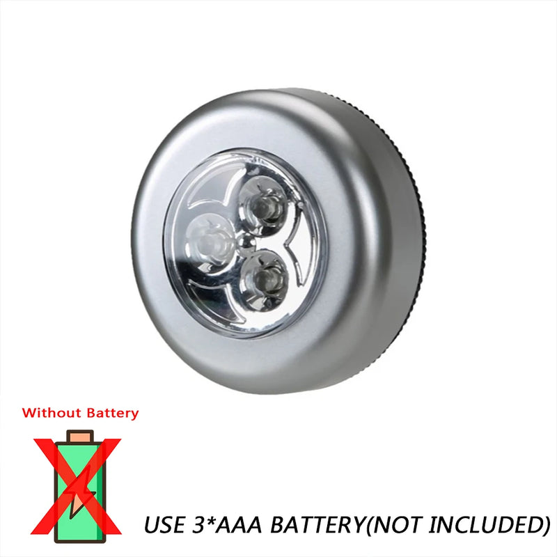 Mini LED Night Light Battery Powered for Bedroom, Stairs & Closet