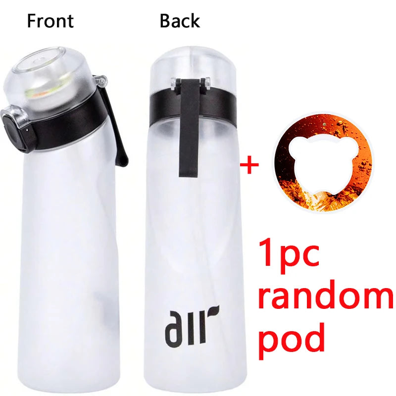 Air Flavored Sports Water Bottle with Flavor Pod