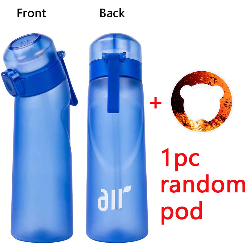 Air Flavored Sports Water Bottle with Flavor Pod