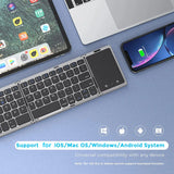 Type Anywhere Foldable Bluetooth Touchpad Keyboard