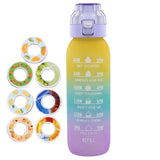 1000ml Air Flavored Sports Water Bottle with 7 Flavor Rods