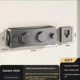 5.1m Retractable Stainless Steel Clothesline Rack