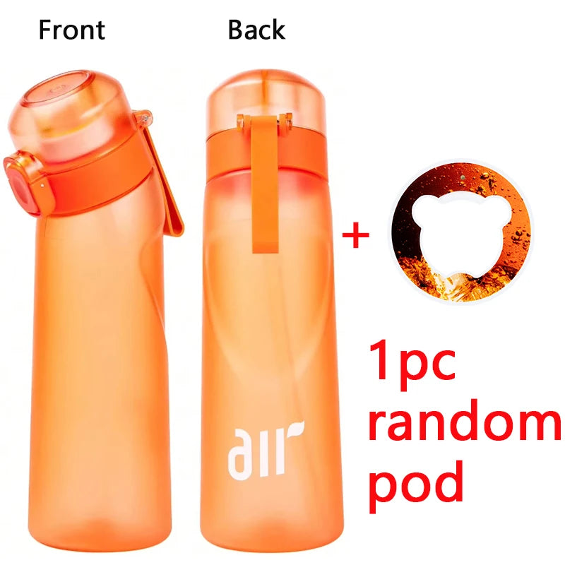 Air Flavored Sports Water Bottle with Flavor Pod