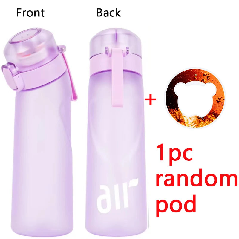 Air Flavored Sports Water Bottle with Flavor Pod