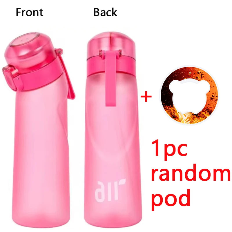 Air Flavored Sports Water Bottle with Flavor Pod