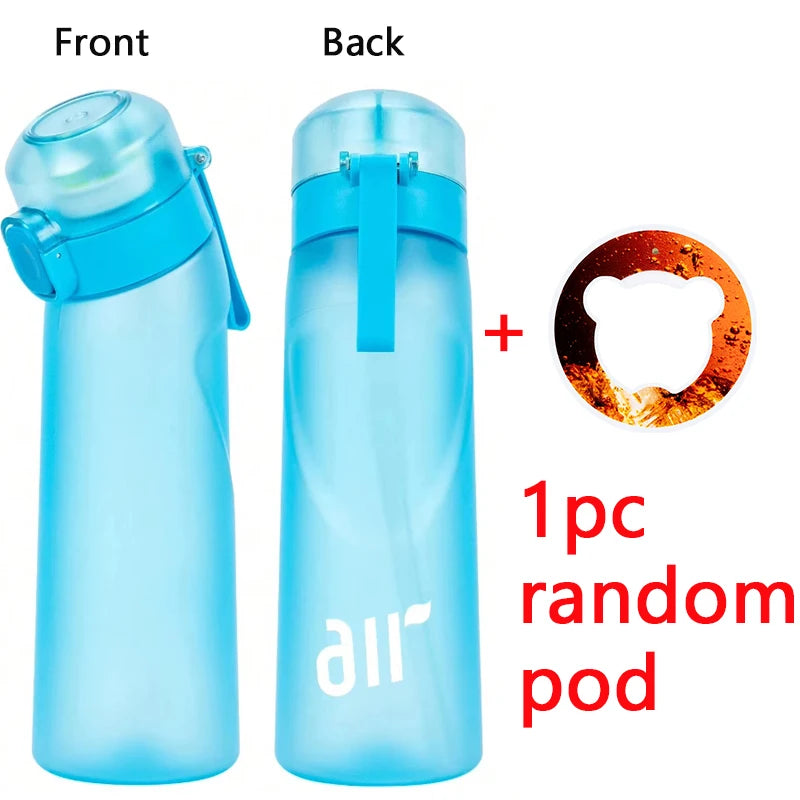 Air Flavored Sports Water Bottle with Flavor Pod