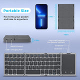 Type Anywhere Foldable Bluetooth Touchpad Keyboard