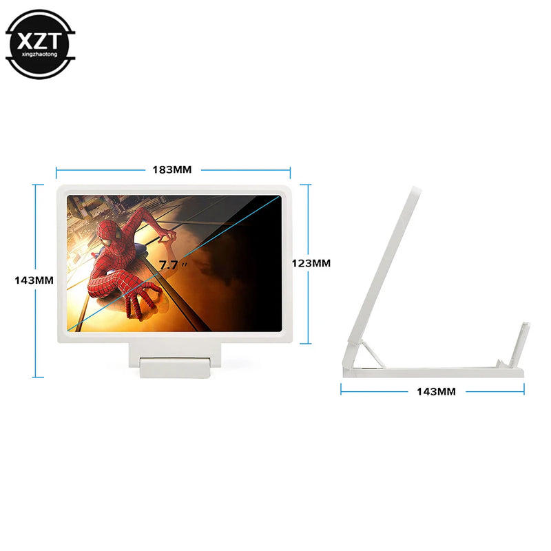 Portable 3D Phone Screen Magnifier Folding Stand