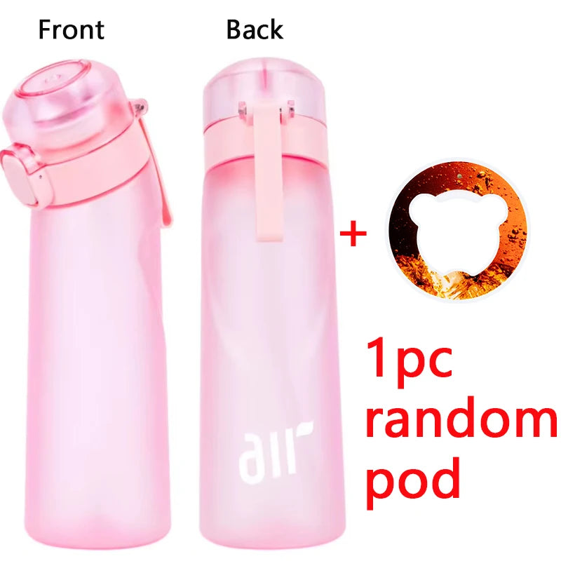 Air Flavored Sports Water Bottle with Flavor Pod