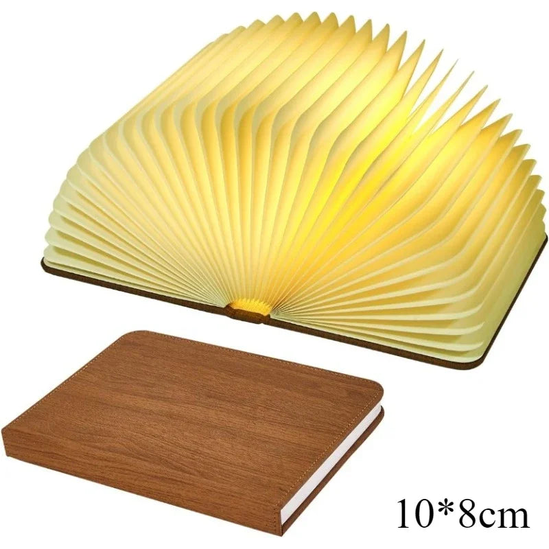 Open the Light 3D LED Book Lamp with 3 Colors