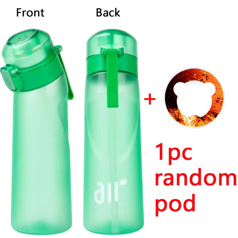 Air Flavored Sports Water Bottle with Flavor Pod
