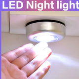 Mini LED Night Light Battery Powered for Bedroom, Stairs & Closet