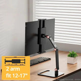 Adjustable Universal Monitor Desk Mount Stand (12–17.3 Inch)