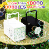 Handheld 10-Hole Bubble Blower Toy – Outdoor Bubble Machine for Kids