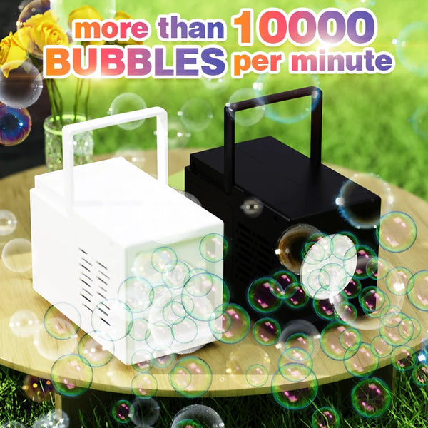 Handheld 10-Hole Bubble Blower Toy – Outdoor Bubble Machine for Kids