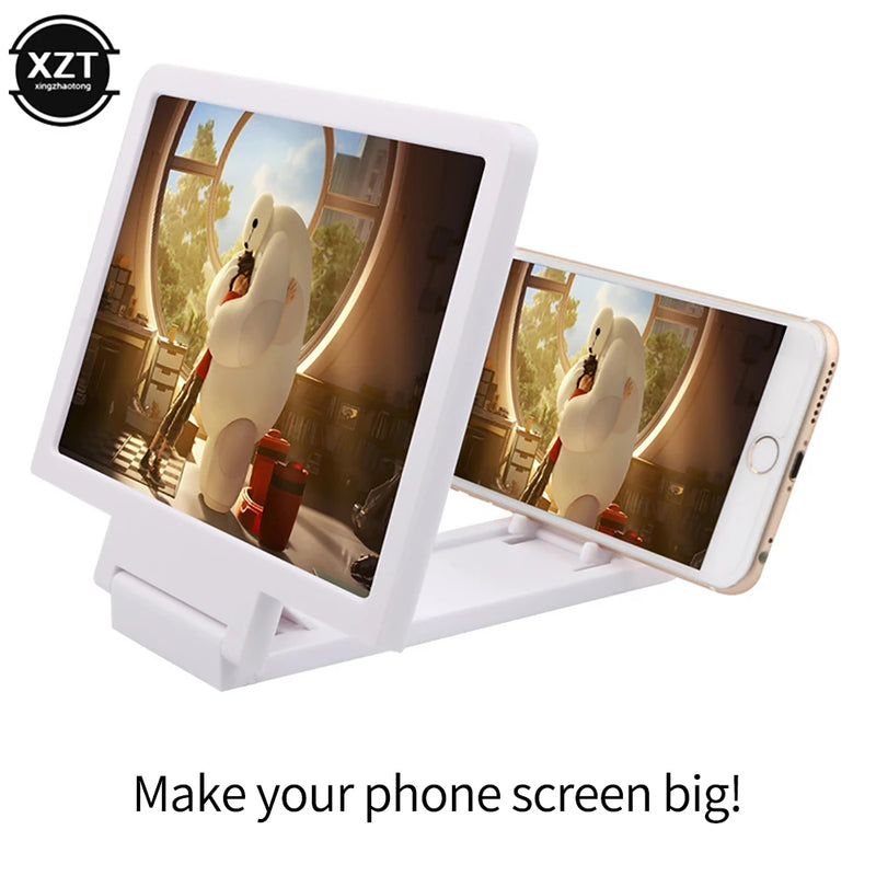 Portable 3D Phone Screen Magnifier Folding Stand