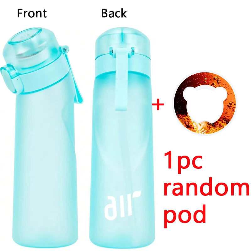 Air Flavored Sports Water Bottle with Flavor Pod