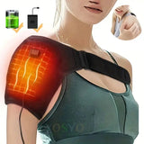 Heated Shoulder Brace Massage Support Strap